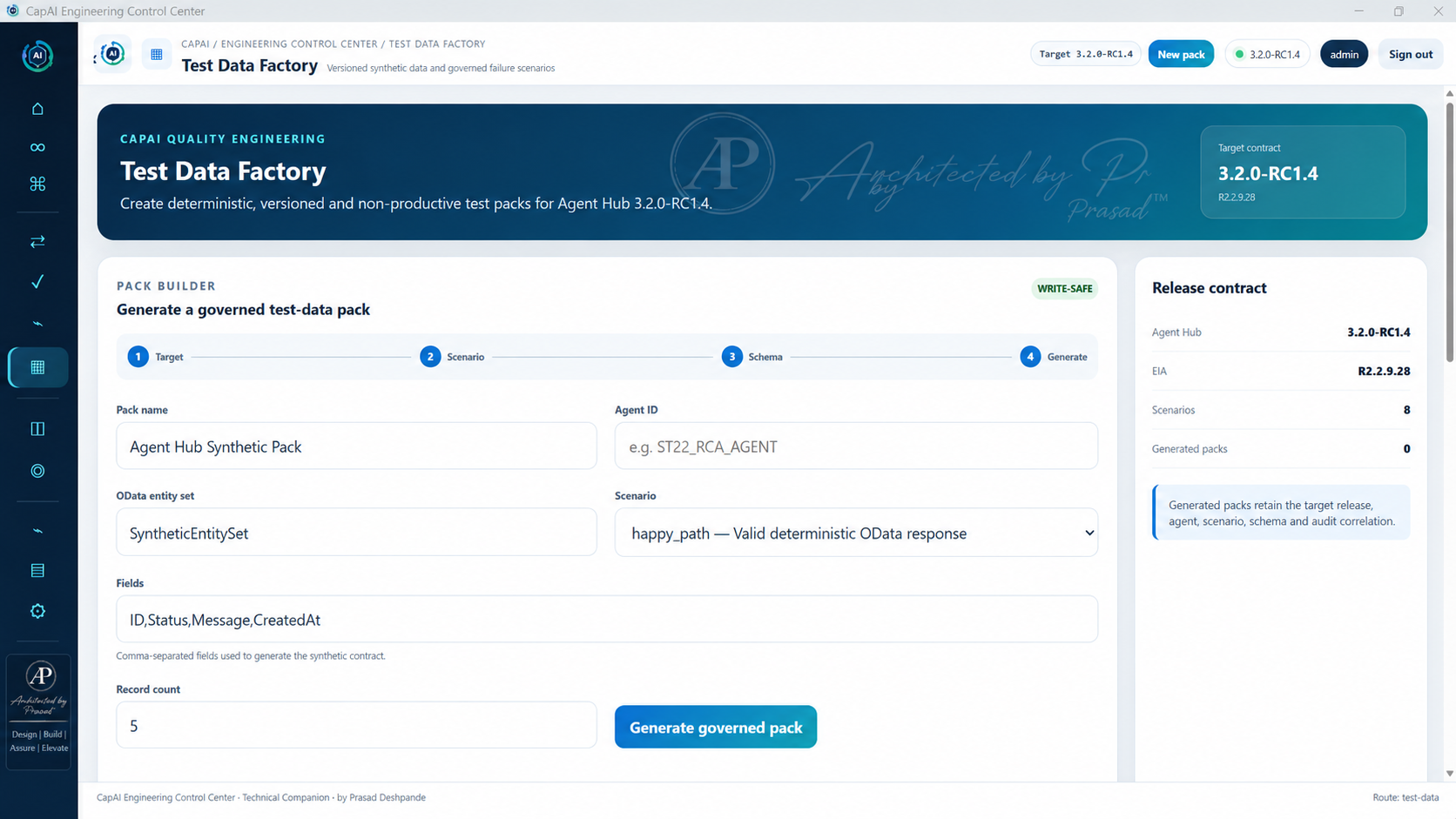 Approved screenshot or placeholder for CapAI Test Data Factory